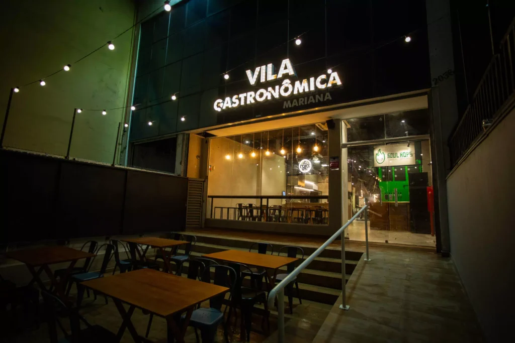 Imagem representando o setor gastronômico da Vila Mariana, com restaurantes, cafés e bares que oferecem culinária diversificada e sabores autênticos.